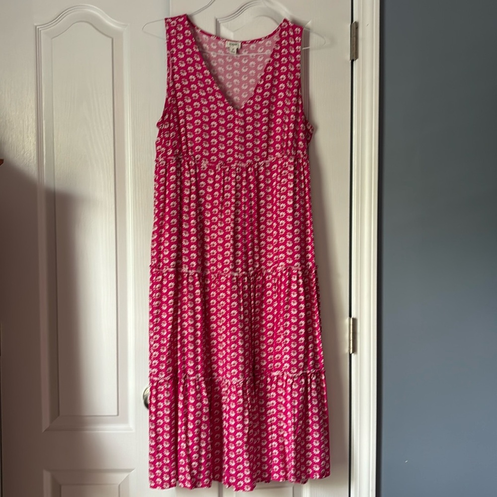 J Crew floral maxi dress